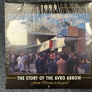 Vintage 1999 Avro Arrow Calendar New in Wrapping Deadstock